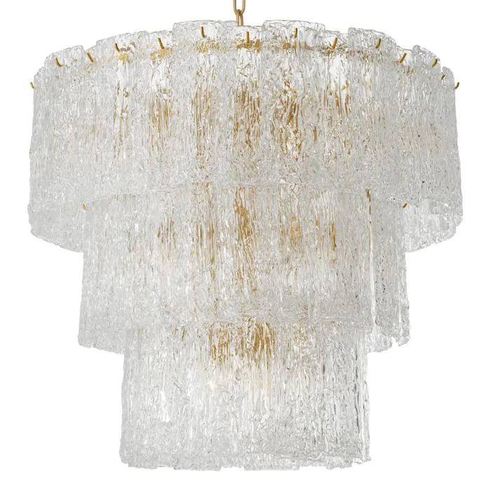 Elvara Tiered Glass Chandelier