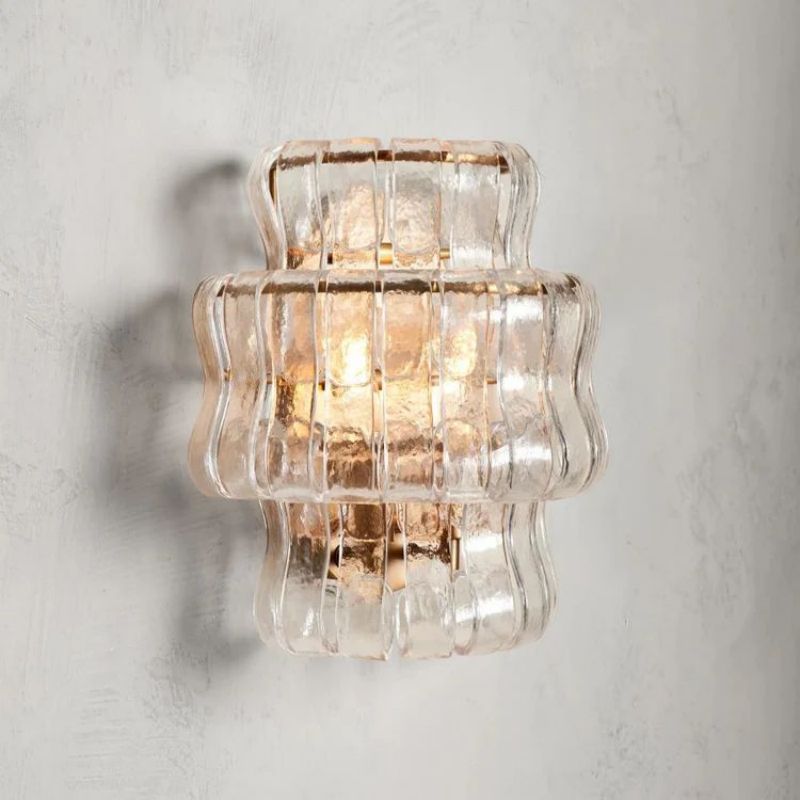 Amor Glass Wall Sconce 12"