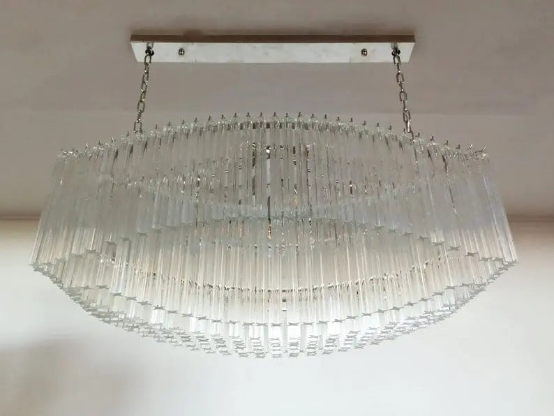 Murano Chandelier – Pagoda – 292 prisms – Transparent